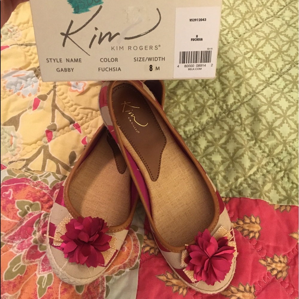 Kim Rogers flower flats